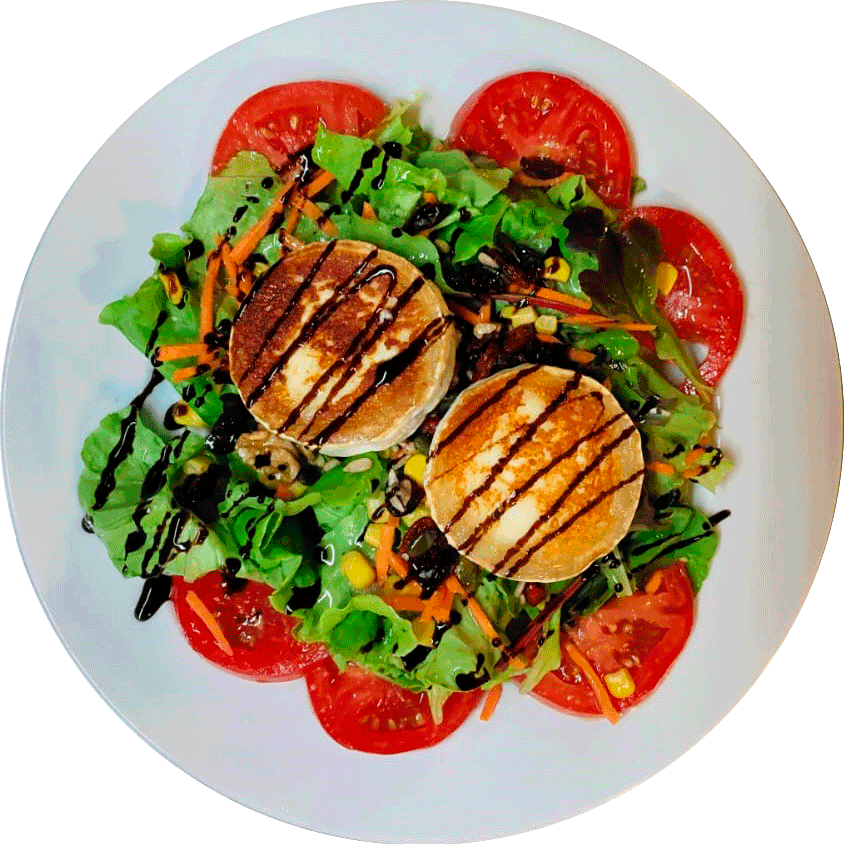 Ensalada Rulo de cabra